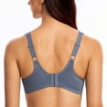 thumbnail image 2 of MELENECA Underwire Minimizer Bra for Women Slate Blue 40G, 2 of 3