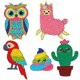 thumbnail image 1 of Wdftyju Calcomanía DIY Animales lindos Sticke (SS066) Wdftyju 5lv3pp6zj7nz7ub4D08, 1 of 8