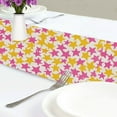 thumbnail image 4 of Yayeee Table Runner 70 inches Long Home Kitchen Dinning Party Decoration, Yellow Stars Pattern, 4 of 7
