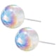 thumbnail image 1 of Pendientes de perlas elegantes, tachuelas hipoalergénicas, acabado brillante colorido, disponibles en varios tamaños para mujeres y niñas, 1 of 8