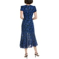 thumbnail image 2 of Milly womens  Tahlia Rose Tulle Lace Midi Dress, 6, Blue, 2 of 3
