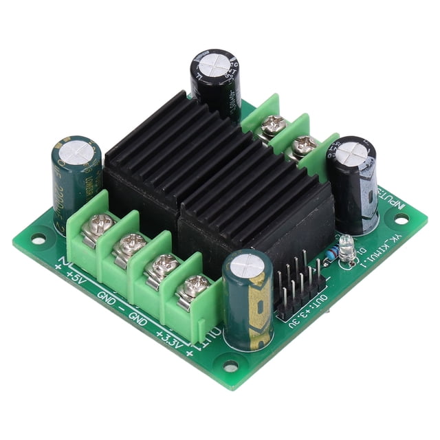 Módulo de potencia de salida dual Módulos reductores de PCB Entrada de 9‑40 V a 5 V 3,3 V Área de disipación de calor grande