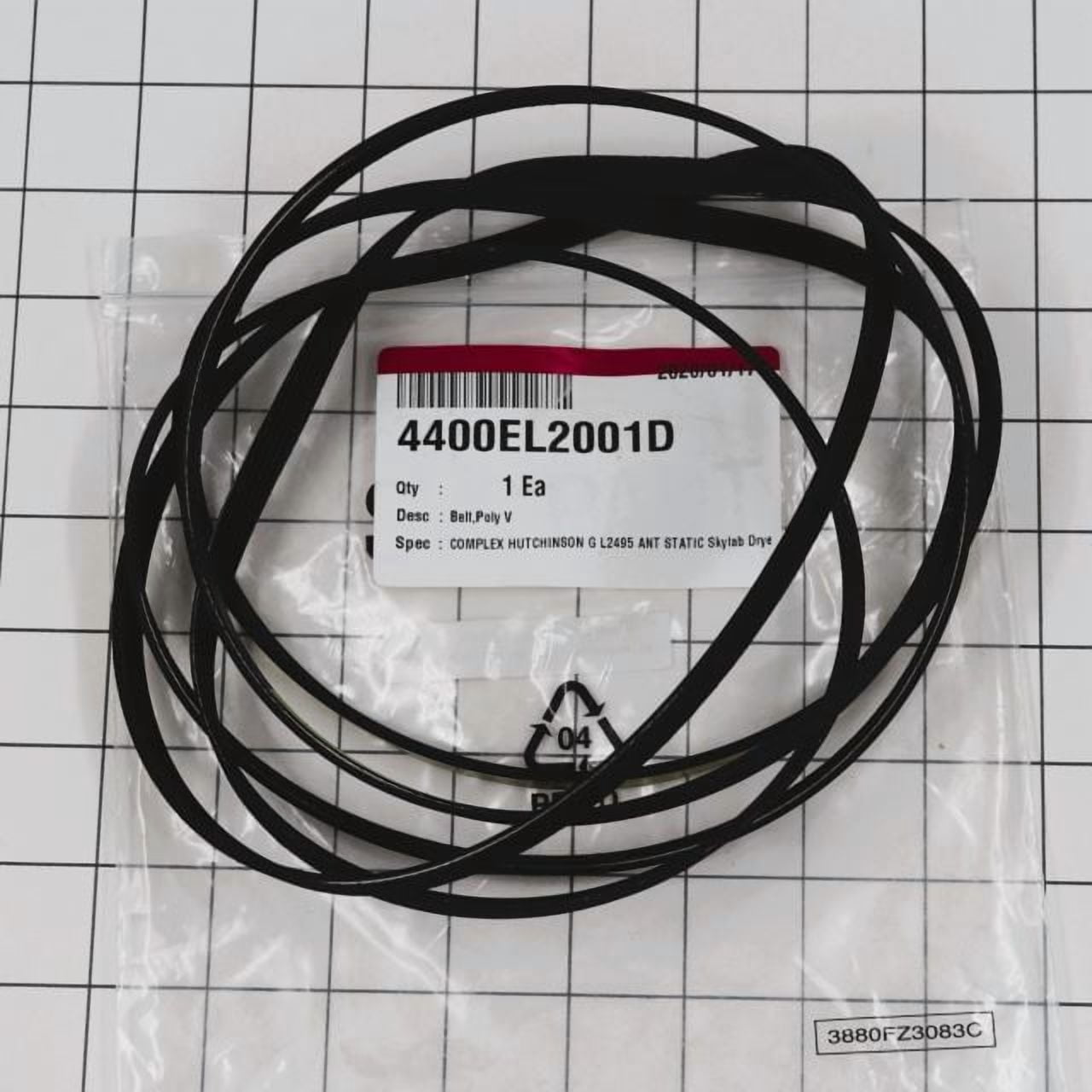 LG Dryer Belt Poly V 4400EL2001D