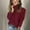 Wine, variant on Lisingtool Sweaters For Women Women'S Winter Long Sleeve Turtleneck Sweater Blouse For Ladies M