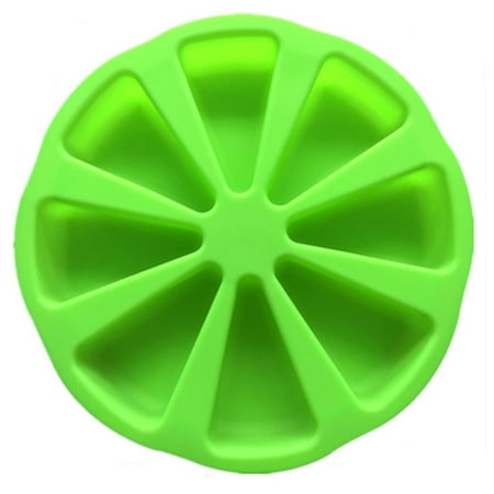 

greenhome 8 Cavity Silicone Cake Mold Triangle Easy Release Sandwich Pizza Muffin Brownie Ice Cream Jelly Pudding Soap Mould Kitchen Bakeware Baking Tools