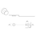 thumbnail image 4 of Gatco 4635 Glam Robe Hook, Chrome, 4 of 4