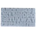 thumbnail image 2 of pitrice Letter Number Silicone Mold DIY Alphabet Casting Mold Practical Letter Number Crystal Epoxy Mold for Pendant Jewelry Making Craft, 2 of 9