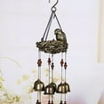 thumbnail image 6 of Mdesiwst Wind Chime Clear Print Bird Decoration Resin Quality Gift Windchimes Bell for Indoor, 6 of 8