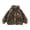 1-139Brown471, variant on CAIVO Toddler Kids Baby Girls Boys Solid Color Coats Jacket Outerwear Zipper Warm Winter Outwear Long Sleeve Versatile Dailywear