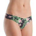 thumbnail image 2 of Classic Print Thong - Lace Navy, 2 of 4