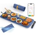 thumbnail image 1 of Food Warming Mat Extra Large 37"x15" with APP Control, Electric Warming Tray Adjustable Temp 99 Hour Timer Dishwasher Safe, Warming Mat for Food, Rol, 1 of 9