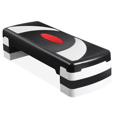 ZenSports 30'' Adjustable Workout Aerobic Stepper 550lbs Exercise Step Platform W/4 Risers