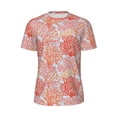thumbnail image 5 of Wukai Corals Print Men's Short-Sleeved Mesh T-Shirt,Quick-Dry Short Sleeve Workout T-Shirt-Large, 5 of 8