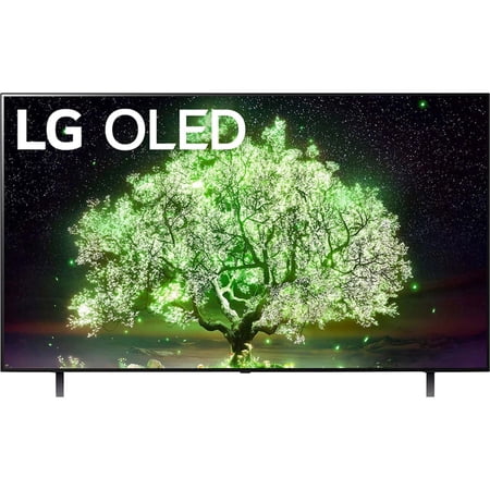LG OLED A1 Series 48" Built-in 4k Smart TV (3840 x 2160), 60Hz Refresh Rate, AI-Powered 4K, Dolby Cinema, WiSA Ready, Gaming Mode (OLED48A1PUA, 2021) - (Open Box) 48 in