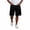 Black, variant on Men's Jorts Baggy Jean Shorts Mid Waist Vintage Summer Denim Shorts White,L