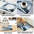 thumbnail image 5 of Coffee Bar Mat Rubber Dish Drying Mat For Kitchen Counter Coffee Mat for Home Bar Gift Kitchen Mat Coffee Bar Accessories Decorative Coffee Shop Chocolate Dish Drying Pad 16"X 18", 5 of 6