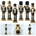 thumbnail image 6 of Mlless 36*10*8CM Nutcracker Ornaments Wooden Christmas King Conscripts Doll Toy Nutcracker Desktop Ornaments Christmas Decoration, 6 of 6