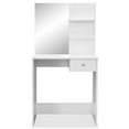 thumbnail image 3 of vidaXL Dressing Table Engineered Wood 29.5"x15.7"x55.5" White, 3 of 4