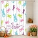 thumbnail image 5 of Cortina de Baño de Pascua, Sin Taladros, con 12 Ganchos, 5 of 6