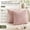 Blushpink, variant on Cream White Decorative Neutral Throw Pillow Covers 18x18 Inch Soft Corduroy Striped Patchwork Windmill Texture Square Cushion Covers Set of 2 Boho Spring Home Decor