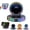 Black, variant on Electric Magnetic Wireless Charging Car Phone Mount with RGB Ambient Light, Auto-Clamping Vacuum Suction Phone Holder, 360° Rotation Dashboard Mount for All Cars, Vehicles