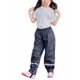 thumbnail image 3 of Pantalones de lluvia para niños, impermeables, transpirables, pantalones de excavación, pantalones de barro para niñas y niños, 122/128, 3 of 6