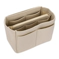 thumbnail image 1 of Inserción organizadora de bolsos para bolsos, organizador de inserción de bolsa de fieltro suavizado para bolso de mano, organizador de bolsos compatible, 1 of 5