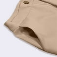 thumbnail image 7 of Uniform Pants for Boys Pull On Chino Pants with Pockets Straight Pants Khaki Pants for Boys Back To School Outfits Kids Boys Clothes 5-6 Years, 7 of 7