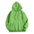 thumbnail image 4 of Xudanell Womens Hoodies Classic Lightweight Hoodies Plain Long Sleeve Fall Sweatshirts for Women Outdoor Streetwear, 4 of 7