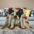 thumbnail image 2 of COMIO French Bulldog Blanket Super Soft Warm French Bulldog Throw Blanket Cozy Fluffy Dog Lightweight Flannel Gifts Blankets for Kids Adults Pets, 2 of 6