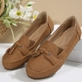 thumbnail image 5 of CHICVOMEY Comfort Penny Loafers for Women with Memory Foam Insole Business Casual Loafers Lightweight Work Dressy Loafers Slip On Flats with Arch Support, 5 of 9