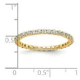 thumbnail image 4 of 14k Polished Size 9 Shared Prong 1 carat Diamond Complete Eternity Band, 4 of 5