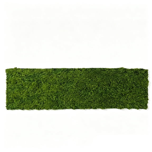 Artificial Moss Table Runner, Realistic Soft Fake Plants Table Flag, 12x72 Inch, Lifelike Plastic Mat for Dining, Wedding Centerpiece, Home Indoor Outdoor Rectangular Decor