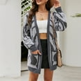 thumbnail image 6 of Babysbule Womens Cardigans Fashion Women Long Sleeve Casual Long Cardigan Coat Sweater Outerwear Women's Top Blouse, 6 of 9