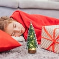 thumbnail image 3 of ¡Ahorros navideños! Decoraciones navideñas para el árbol de Navidad, luces LED de cedro verde, agujas luminosas, adornos navideños, exhibición de mesa, regalo, árbol de Navidad, adornos para el árbol, 3 of 4