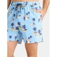 thumbnail image 4 of Bluey Men's and Big Men's Tropical Graphic Swim Shorts, Sizes S-3XL, 4 of 5