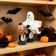thumbnail image 4 of Halloween Ghost Figurine - Resin Ghost Statue, Funny Cute Ghost Decor for Home, Halloween Party B, 4 of 6