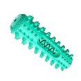 thumbnail image 2 of Juguetes para masticar para cachorros, juguetes para masticar para perros, palo de maíz para entrenar y limpiar los dientes, cepillo de dientes con ventosa chirriante, juguete interactivo para perros pequeños y medianos (azul) JM, 2 of 5