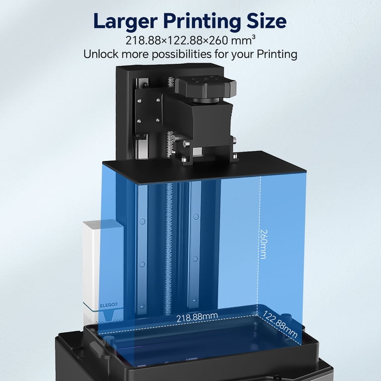 Elegoo Saturn 3 Ultra 3D Printer with 12K Mono LCD, 8.6x4.8x10.2