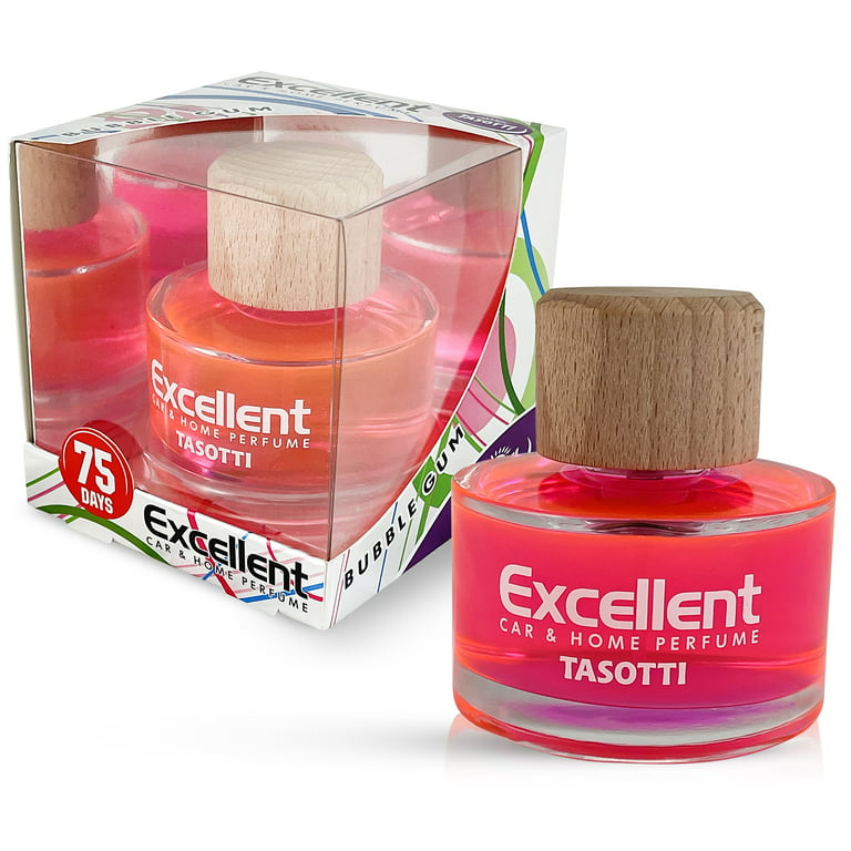 Tasotti Excellent Car Perfume Air Freshener, Luxury Car Air fresheners and  Car Odor Eliminator, Long Lasting Scent Up to 75 Days, Bubble Gum 
