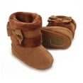 thumbnail image 3 of Cethrio Kids Girls Snow Boots, Warm Non Slip Thicken 2025 Winter Shoes Brown Size 6.5 Toddler, 3 of 6