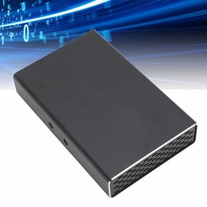 HDD Enclosure, Tool Free Installation Support UASP Dual Bay External Hard Drive Enclosure 4 RAID Modes USB3.1  for 2.5 Inch  I/II/III HDD SSD