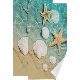 SHUSTARY Beach Theme Large Bath Towels,Coastal Blue Grey Starfish Seashell  Coral Ocean Microfiber Bath Towel for Bathroom,Soft Absorbent Decoractive Bathroom  Towels for Shower,Gym,Fitness 32x64 - Yahoo Shopping