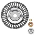 thumbnail image 1 of 8 Inch Knotted Steel Wire Trimmer Head Grass Cutter Dust Removal Weeding Tray Plate Lawnmower Attachment, 1 of 11