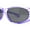 Purple / Black, variant on Womens Rhinestone Polarized Oval Fit Over Sunglasses Teal Black