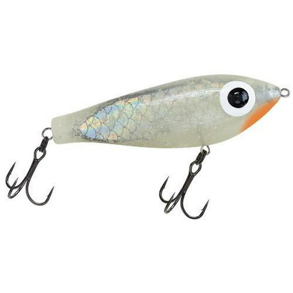B&L Paul Browns BPF-55 Fat Boy Pro 3.5" Glow/Pearl Topwater Fishing Lure