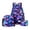 Purple, variant on 3PCS Girls Backpack Set for Kids 6-12 Age Backpack with Lunch Box Pencil Case Color Block Design for Children Teen Students