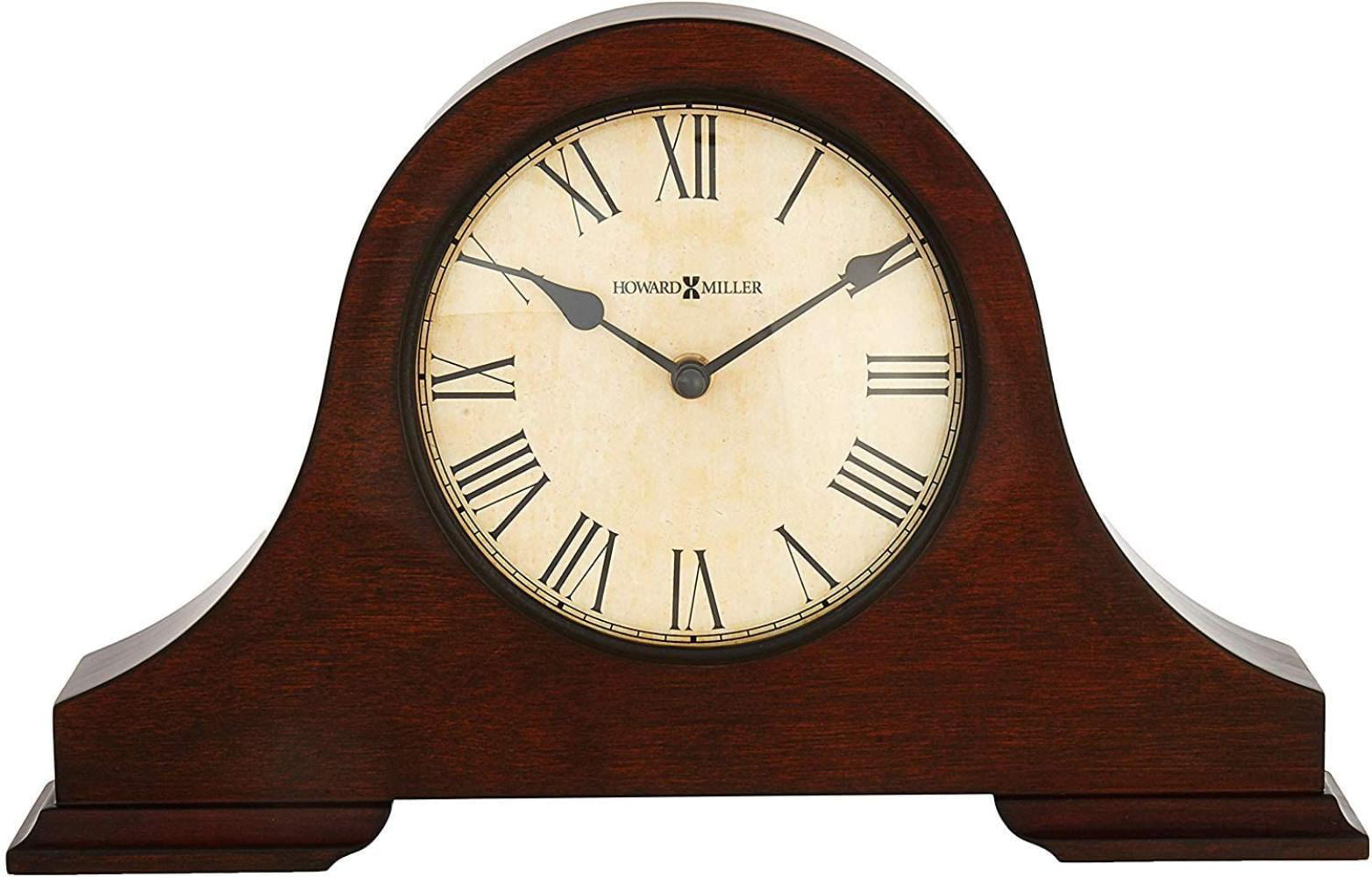 World Time with Quartz Movement Howard Miller Global Time Mantel Clock 635-212 Metal Nickel Case