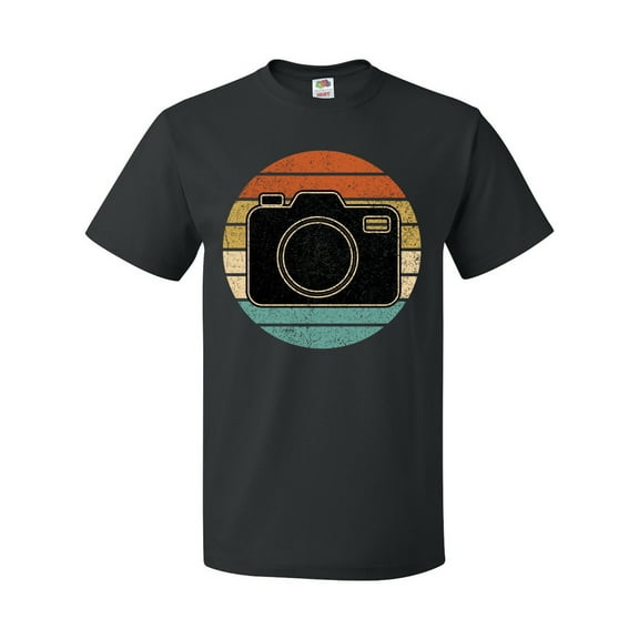 Inktastic Photographer Retro Sunset Camera T-Shirt