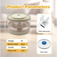thumbnail image 4 of EVNELE Cat Water Fountain 81oz/2.3L, Automatic Pet Water Dispenser for Cats & Small Dogs, Ultra Quiet Pump, Detachable Tank, BPA-Free, Easy to Clean, Gifts for Christmas & Pet Lovers, Beige, 4 of 6